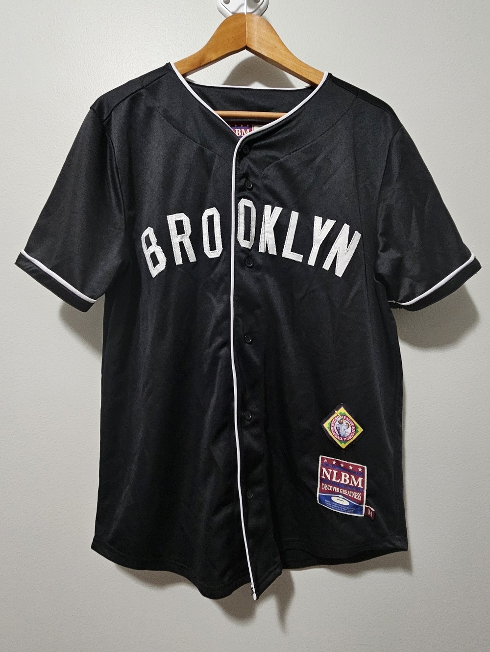 Brooklyn Royal Giants Negro League NLB Baseball Jersey NLBM Medium Black